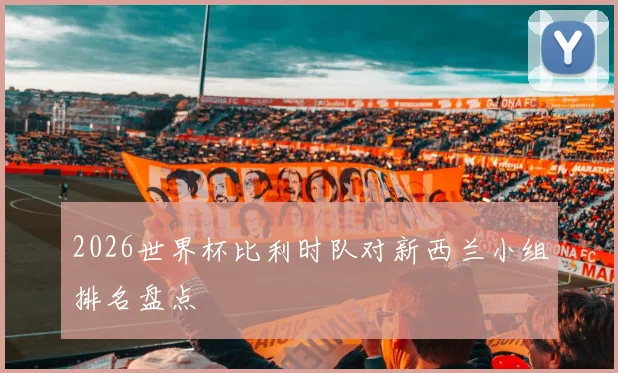 2026世界杯比利时队对新西兰小组排名盘点